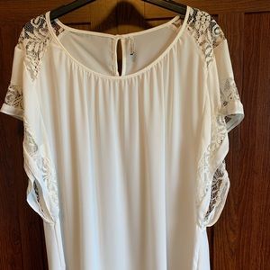 Soya Concept lace cap sleeve blouse